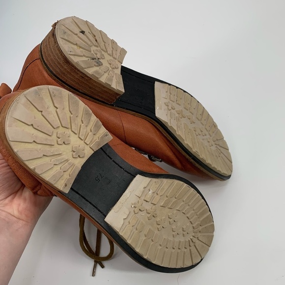 MATT BERNSON Ankle Boots Lug Sole Lace Up Alpine Military Booties Hiking Logging - Picture 7 of 8